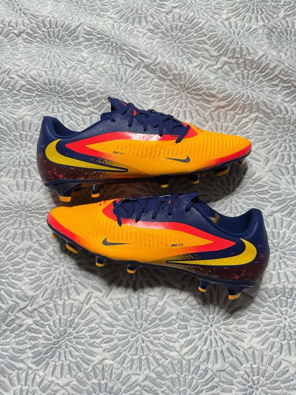 Nike Phantom 6 Low Erling Haaland Orange Soccer Cleats Size 8.5 HQ2314-800